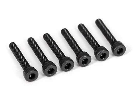 Traxxas TRX-2583X M3x18mm Cap Head Screws (6)