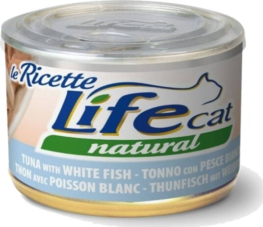 Life Cat Tunfisk Hvitfisk Våtfôr 150 G Life Cat Tunfisk Hvitfisk Våtfôr 150 G