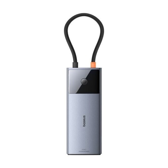 Baseus Metal Gleam II 6-i-1 HUB-adapter til HDMI RJ45 USB3.2 USB-C 100W
