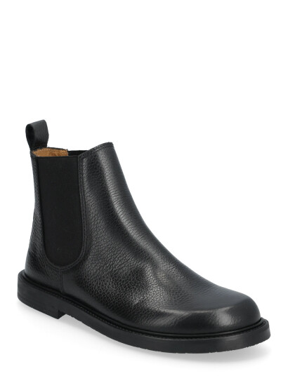 ANGULUS Booties Flat With Elastic Black 37.5 ANGULUS Booties Flat With Elastic Black 37.5