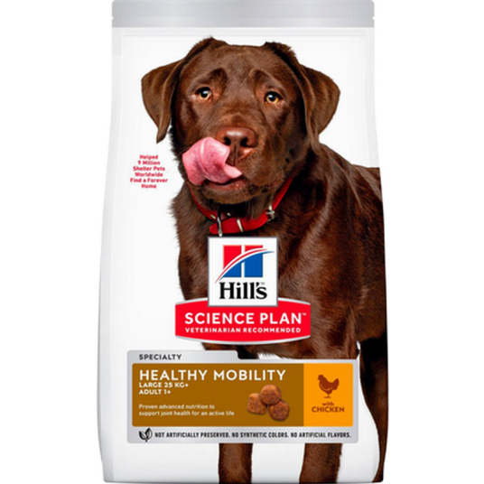 Hills Science Plan Adult Healthy Mobility Tørrfôr til Store Hunder med Kylling 12 kg Hills Science Plan Adult Healthy Mobility Tørrfôr til Store Hunder med Kylling 12 kg