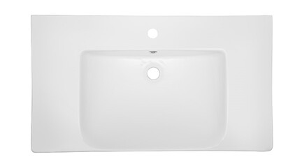 Noro Neo Møbelservant 810x460 mm, 1 bl.hull, m/overløp, Hvit