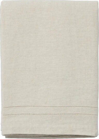 Garbo&Friends Linen Hemstitched Linen Tablecloth 140X350Cm Cream 140X270CM