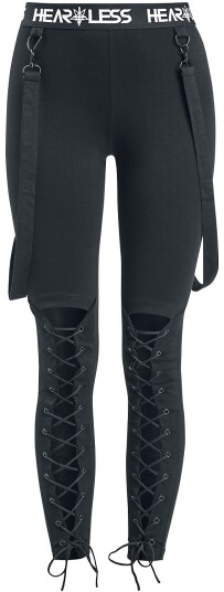 Heartless - Goth Leggings - Elowen Leggings - XS til XL - Damer - svart Heartless - Goth Leggings - Elowen Leggings - XS til XL - Damer - svart
