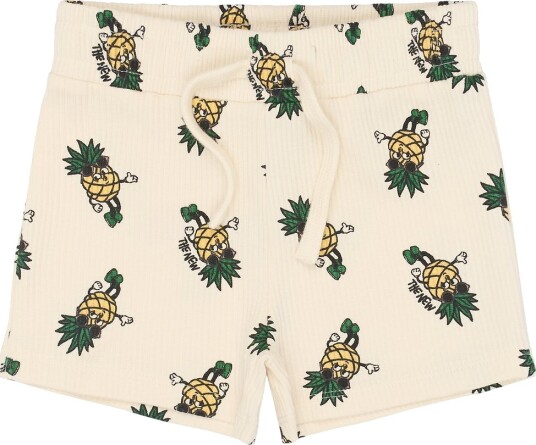 The New Tnsttravis Rib Shorts Cream 110 The New Tnsttravis Rib Shorts Cream 110