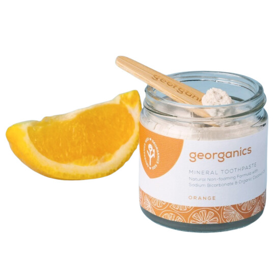 Organisk mineraltannkrem Georganics Orange Fluorfri 120 ml Organisk mineraltannkrem Georganics Orange Fluorfri 120 ml