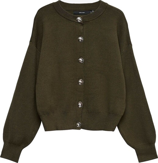 Vero Moda Kardigan Vmnoella Ls O Neck Cardigan Boo Grønn