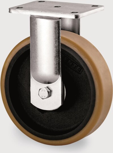 Tente 9688FTP160P63 Industrihjul fast hjul, plate 135 x 110 mm 160 mm, Garasjeinnredning & oppbevaring Tente 9688FTP160P63 Industrihjul fast hjul, plate 135 x 110 mm 160 mm, Garasjeinnredning & oppbevaring