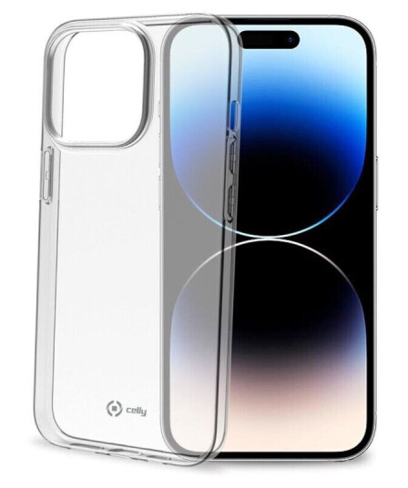 Celly Mobildeksel Celly Iphone 14 Pro Svart Gjennomsiktig