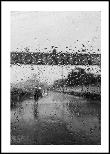 Behind Rain Drops Plakat Plakat / 100x150cm