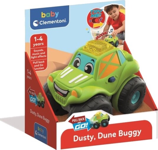 Clementoni Stunt Wheels Pullback Car Dune Buggy