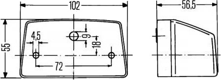 Hella 2Ka 003 389 061 R10w 12 24 V Tyskland 55 Mm 56,5 Mm Hella 2Ka 003 389 061 R10w 12 24 V Tyskland 55 Mm 56,5 Mm