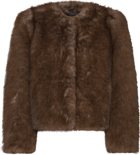 Stand Studio Sadie Cropped Jacket Brown 34