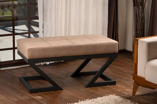 Agordina Sittekrakk Beige/Svart