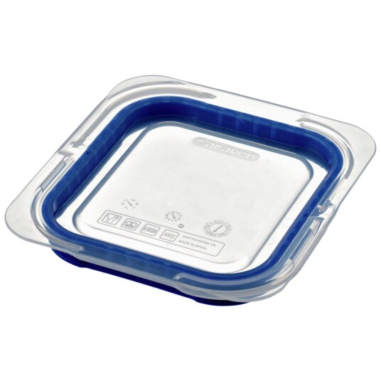 Araven Lokk GN 1/6 hermetisk; Størrelse GN 1/6, 17.6x16.2 cm (LxB); Transparent; Rektangulær
