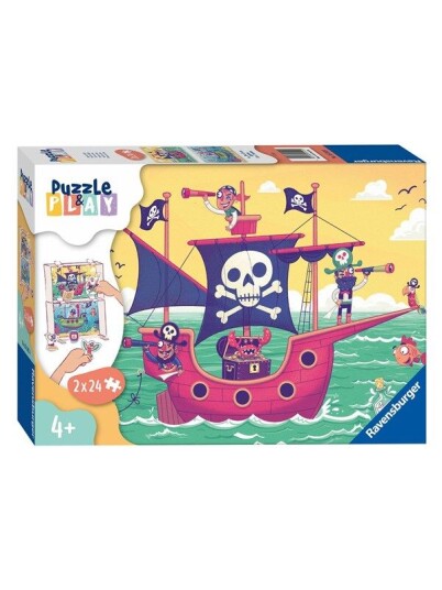 Ravensburger Puzzle & Play - Land in Sight 2x24st Gulv