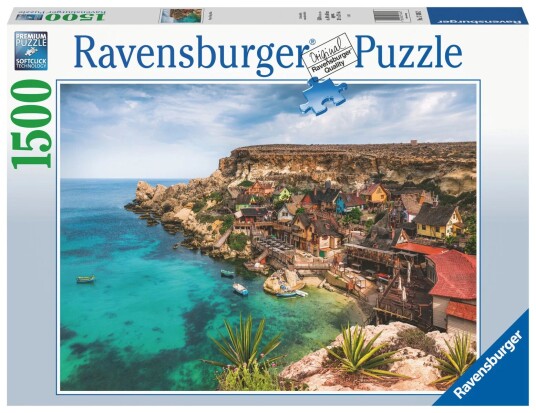 Ravensburger Puslespill 1500 Popey Village Malta Ravensburger
