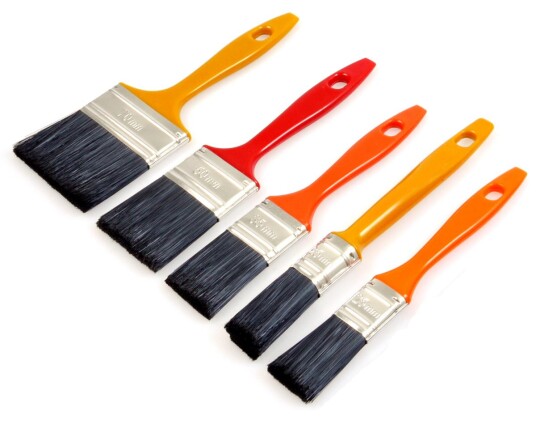 PENSELSETT INNE 5deler 25 70mm 50 GO PAINT UNIVERSAL QPT