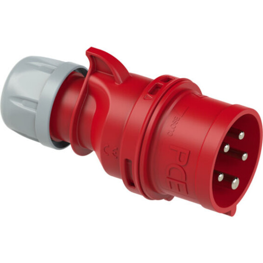 PC Electric Støpsel Fasevender 32A 3Pol+N+J 400V 6H IP44 - 1578299 PC Electric Støpsel Fasevender 32A 3Pol+N+J 400V 6H IP44 - 1578299