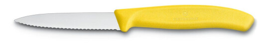 Victorinox Swiss Classic grønnsaks- og skrellekniv tagget 8 cm Gul
