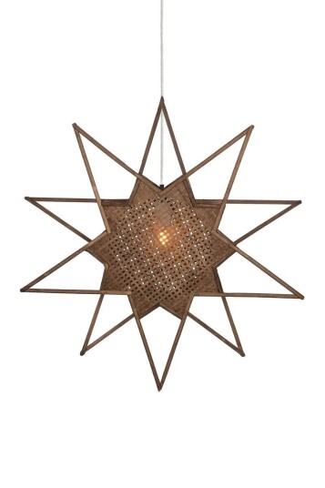 Globen Lighting Karin adventsstjerne 70 cm - Brun 1660796-01-0 1660796-02-0