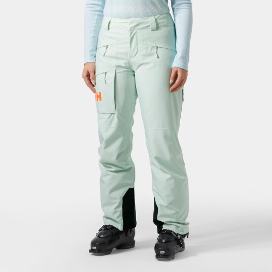 Helly Hansen Powderqueen Skibukse Dame Grønn M Helly Hansen Powderqueen Skibukse Dame Grønn M