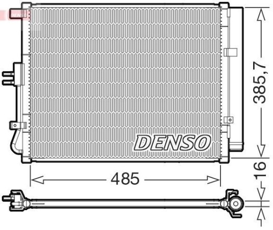 Kondensator DENSO DCN43007 Kondensator DENSO DCN43007
