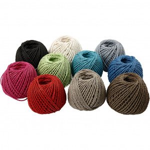 Paperyarn , 10x150 g, tykkelse 2,5-3 mm, 10x40 m/ 1 pk.