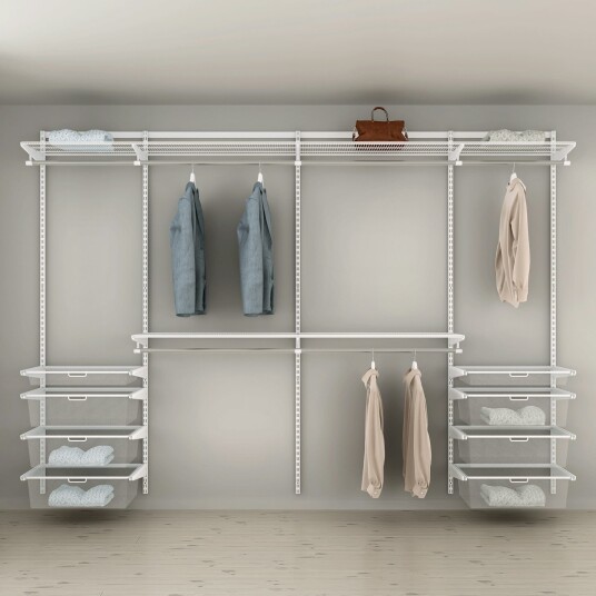 Innredningsløsning Elfa Garderobe Nr 8 Hvit B: 3063 mm