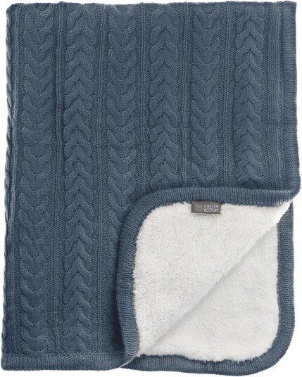 Vinter & Bloom Cuddly Teppe   Storm Blue