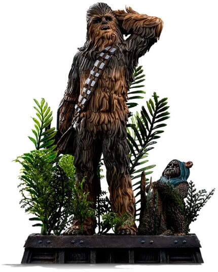 Star Wars  Art Scale 1/10  Chewbacca and Tokkat Statue