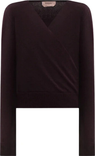 Twinset Dame Strikkevarer Brun S,