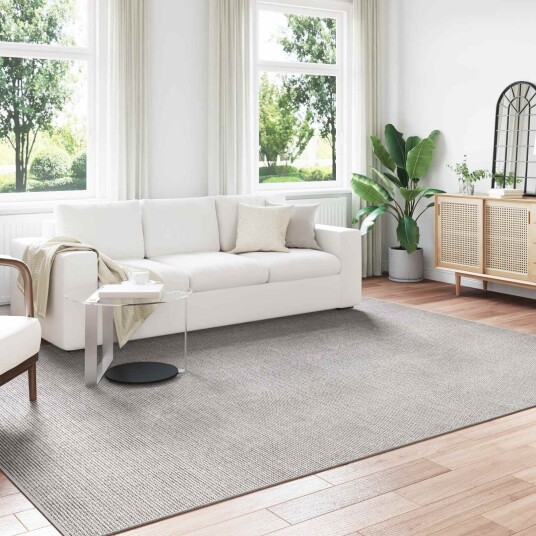 Områdetepper Rektangulær LUGO Krem og Grå 280 x 200 cm Områdetepper Rektangulær LUGO Krem og Grå 280 x 200 cm