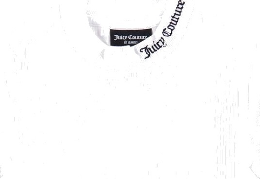 Juicy Couture T skjorte Skyler Rib Hvit Juicy Couture XS Xtra Small T skjorte