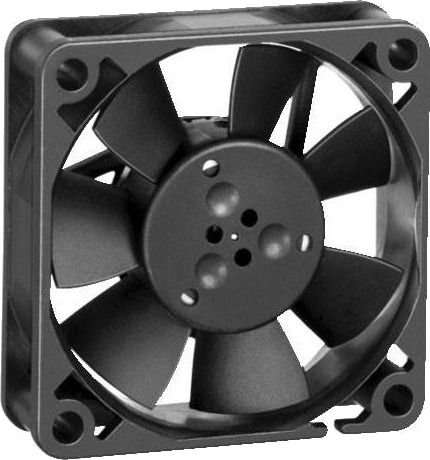 Ebm-Papst 512F Vifte 5cm 5000 Rpm 20 M³/T Sort
