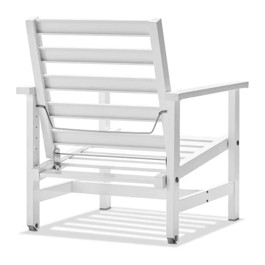 Fri Form Lænestol aluminium hvid