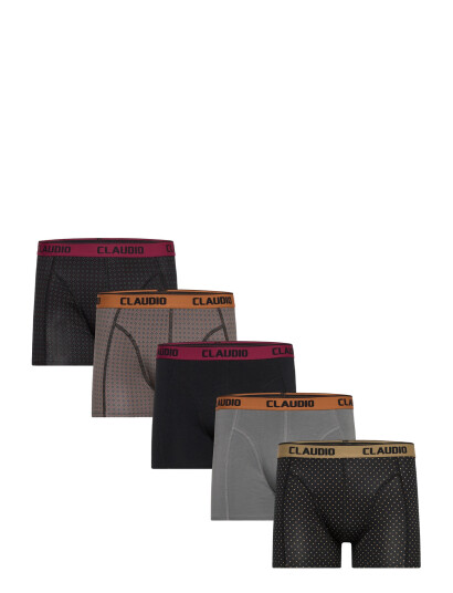 Claudio Claudio 5 Pack Tights   Multi/patterned   M
