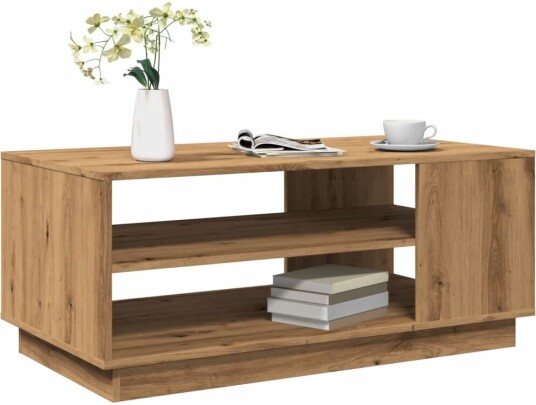 Salongbord artisan eik 102x55x43 cm konstruert tre 8721158441409