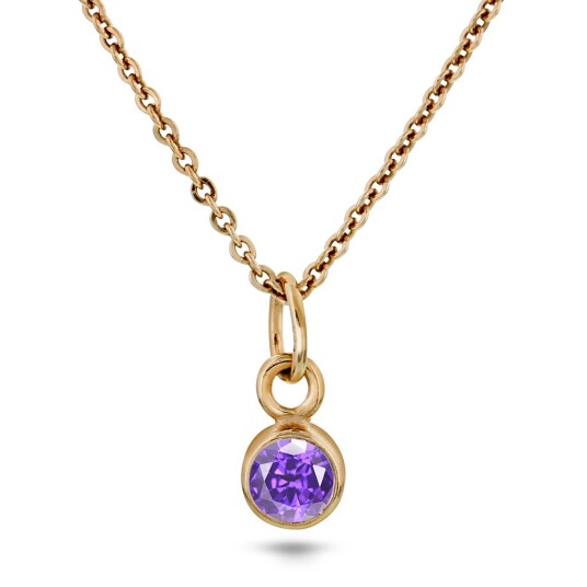 Pan Jewelry, Anheng i 925 rosèforgylt sølv med zirkonia Pan Jewelry, Anheng i 925 rosèforgylt sølv med zirkonia