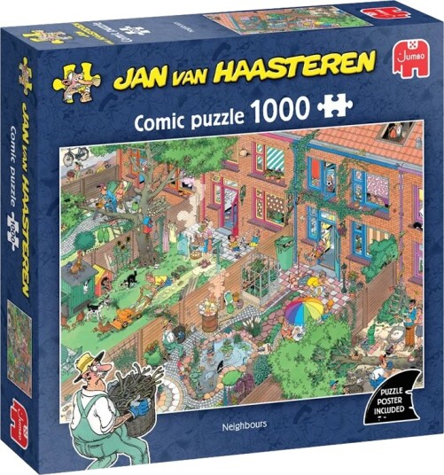 Jan van Haasteren Neighbours Puslespill 1000 Brikker