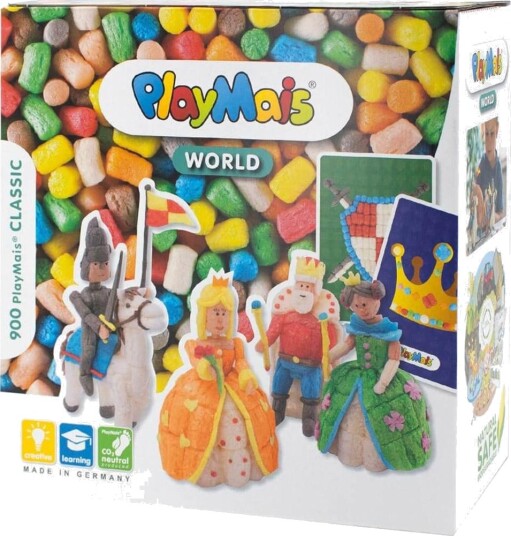Playmais Classic Royals Byggesett For Barn 3+ År 900 Deler Playmais Classic Royals Byggesett For Barn 3+ År 900 Deler