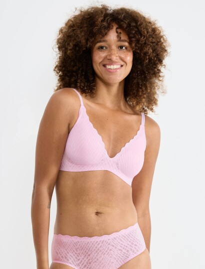 sloggi Sloggi Zero Feel Bliss The Up P Bra Pink XL PLUS