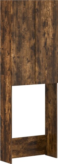 vidaXL Toalett skap ARNHEM Røkt Eik 66 x 25,5 x 190 cm Konstruert tre