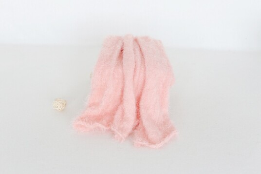 Sjal - Elastisk og loet - Blush rosa