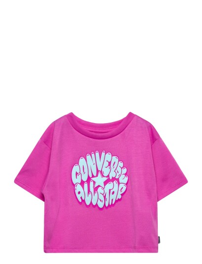 Converse Cnvg Bubble Graphic Boxy Tee Purple 104/110 Converse Cnvg Bubble Graphic Boxy Tee Purple 104/110