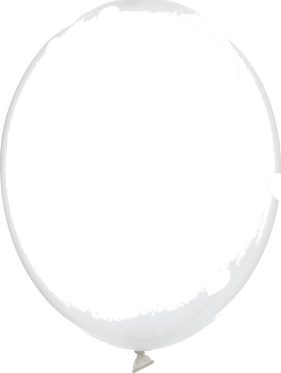 Partydeco Ballonger med Hjerter Transparent 6-pakning SB14C-228-099W-6