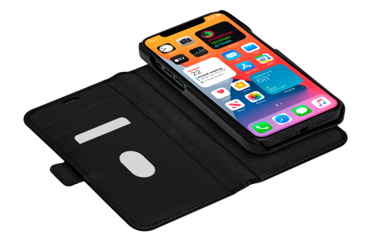 dbramante1928 Lynge Lommebokdeksel i Helnarvet Lær for iPhone 12 Pro Max - Svart dbramante1928 Lynge Lommebokdeksel i Helnarvet Lær for iPhone 12 Pro Max - Svart