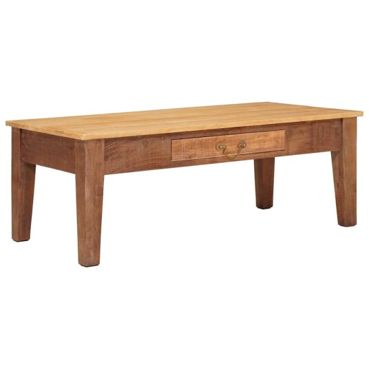 Kaffebord med skuff Brun 110 x 55 x 40 cm Massiv mango tre Kaffebord med skuff Brun 110 x 55 x 40 cm Massiv mango tre