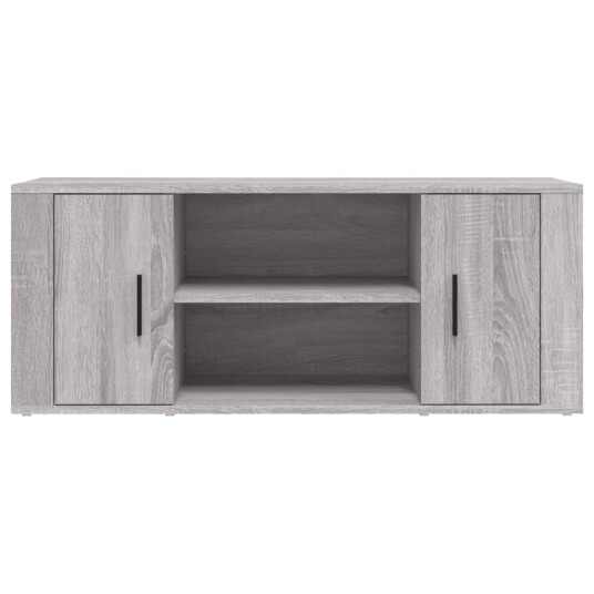 vidaXL TV-benk grå sonoma 100x35x40 cm konstruert tre 8720287226901