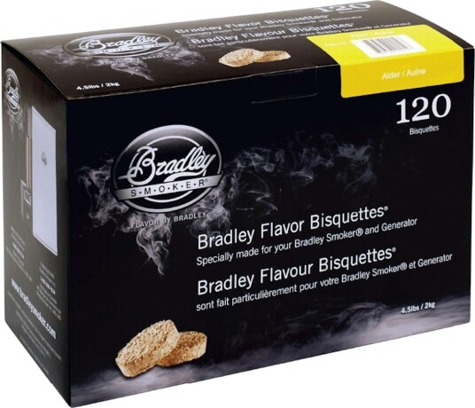 Bradley Røykbriketter Alder 120 stk til Røykovn Bradley Røykbriketter Alder 120 stk til Røykovn